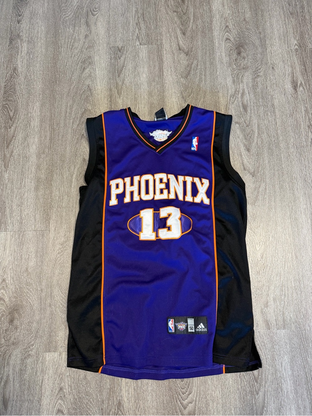 Steve Nash Phoenix Suns NBA Adidas  Stitched Jersey sz 50 In EUC